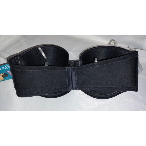 Vanity Fair 34B Black Strapless Bra Removable Straps NWT - Picture 2 of 8